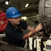 U.S. Sailor installs jet engine