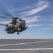 CH-53s load 11th MEU gear onto the John P. Murtha