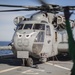 CH-53s load 11th MEU gear onto the John P. Murtha