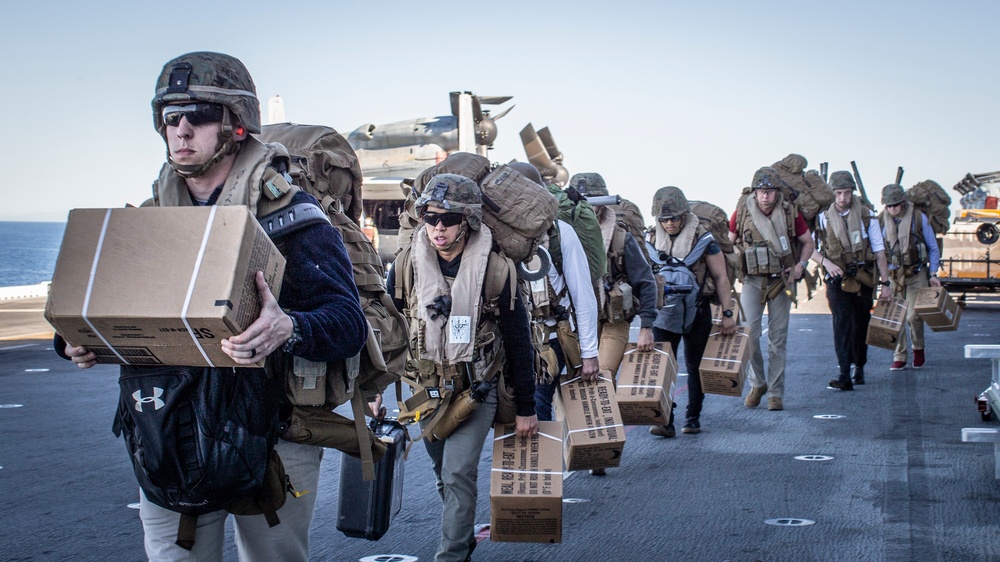 11th MEU Forward Command Element Launch