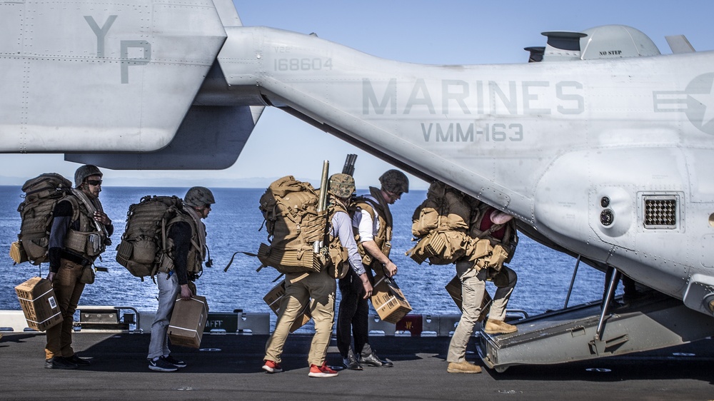 11th MEU Forward Command Element Launch