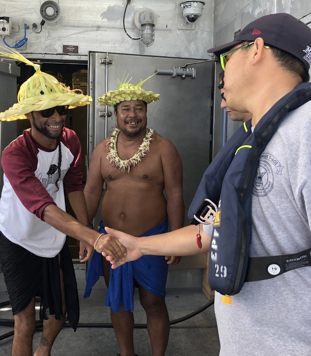 Houk Leadership Visits USNS Brunswick