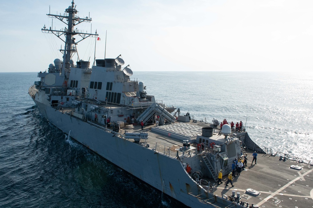 USS McFaul (DDG 74) is underway in the Arabian Gulf