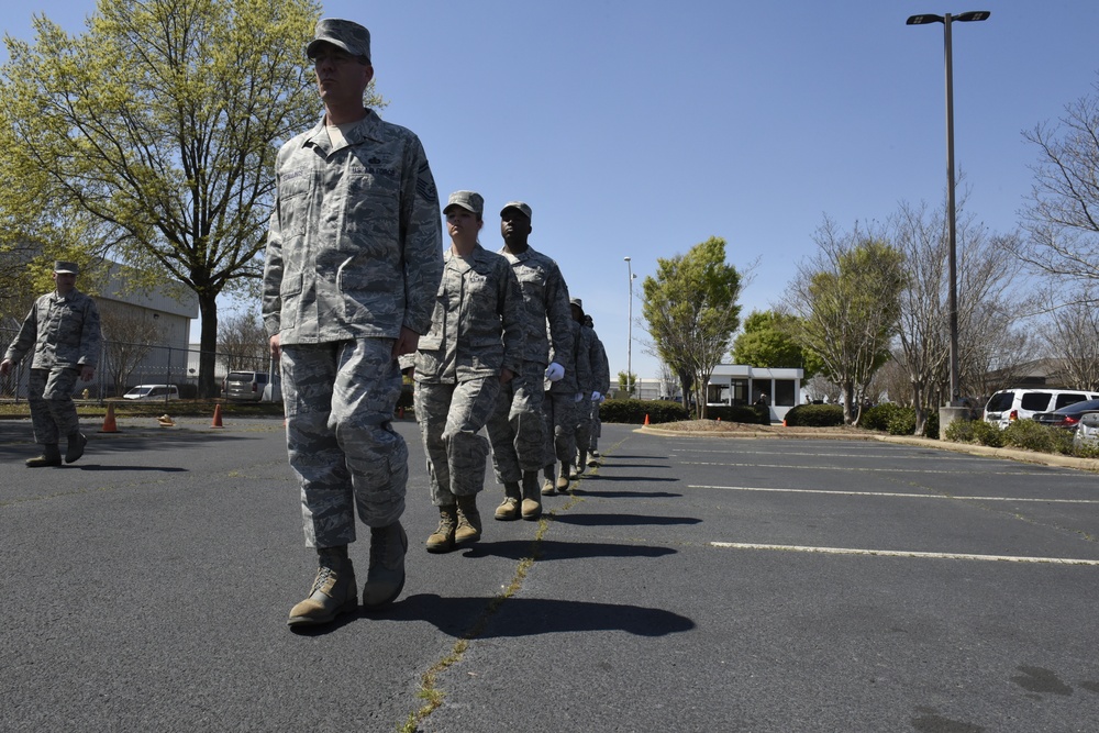 145th Airlift Wing Honor Guard Training