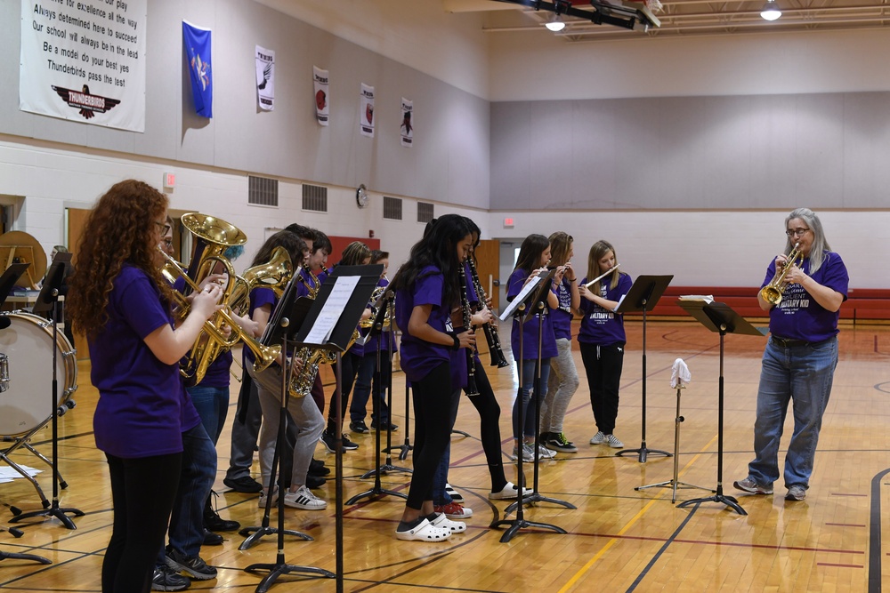Staff, students celebrate Month of the Military Child