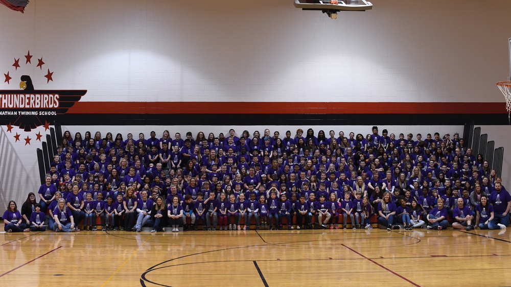 Staff, students celebrate Month of the Military Child