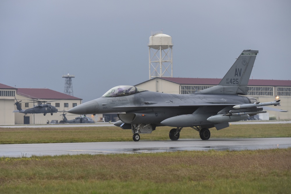 555th Fighter Squadron Returns from African Lion