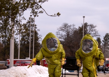 2019 Fort McCoy Vigilant Triad exercise included simulated HAZMAT response, CP Railroad support