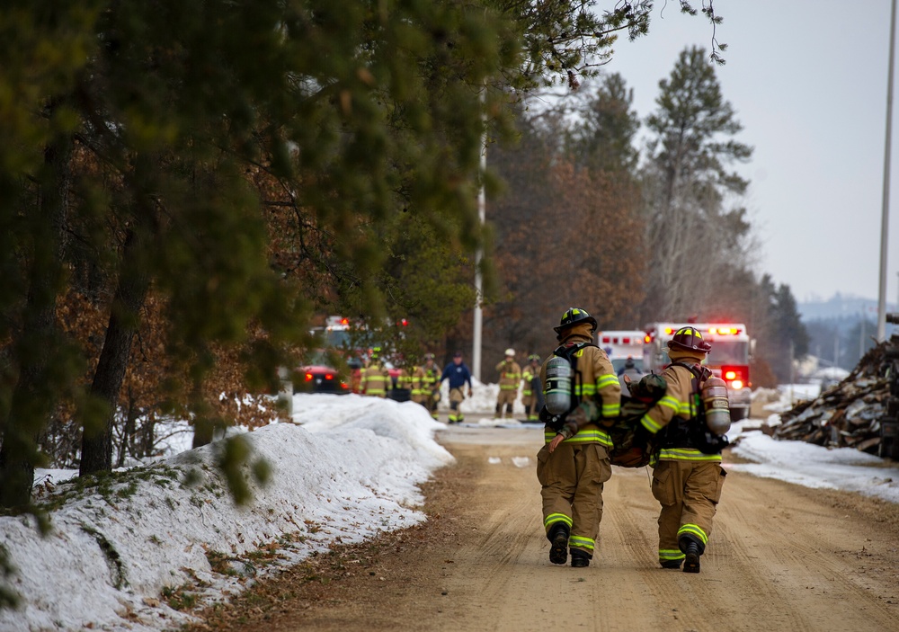 2019 Fort McCoy Vigilant Triad exercise included simulated HAZMAT response, CP Railroad support