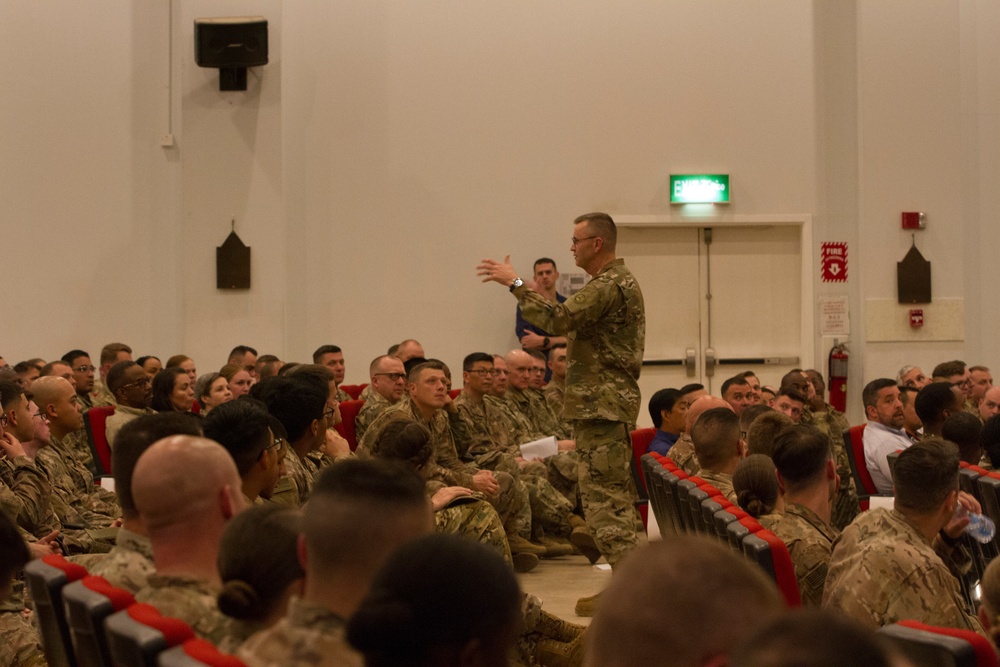 Lt. Gen. Terry Ferrell Visits USARCENT Troops in Kuwait