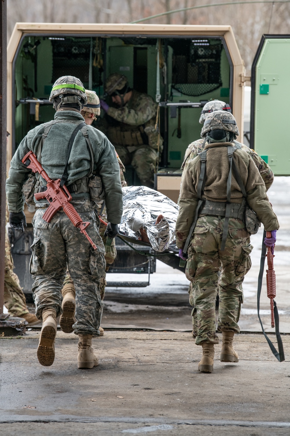 West Virginia Army National Guard Combat Medics Train at Camp Dawson