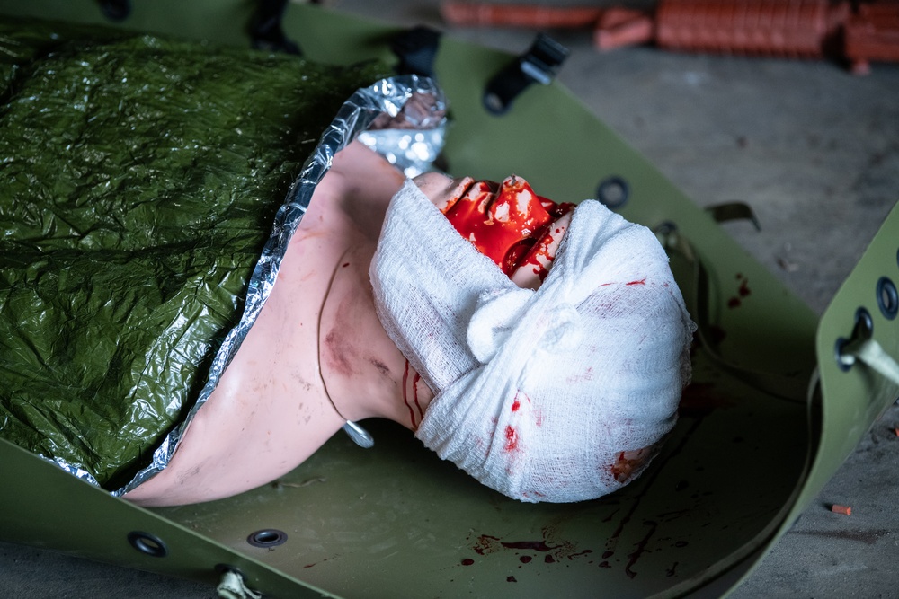 West Virginia Army National Guard Combat Medics Train at Camp Dawson