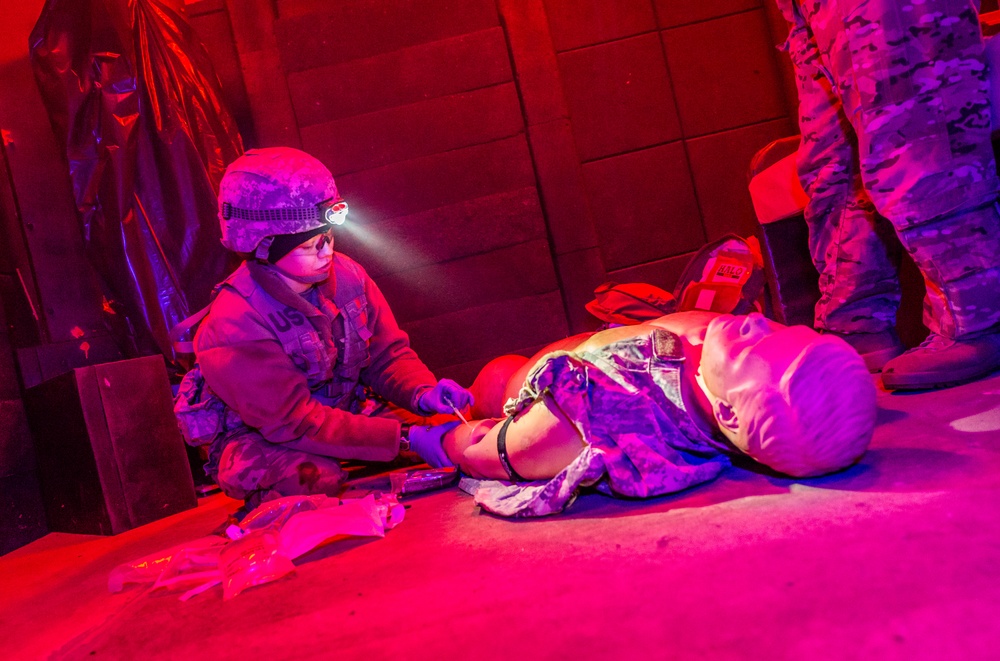 West Virginia Army National Guard Combat Medics Train at Camp Dawson