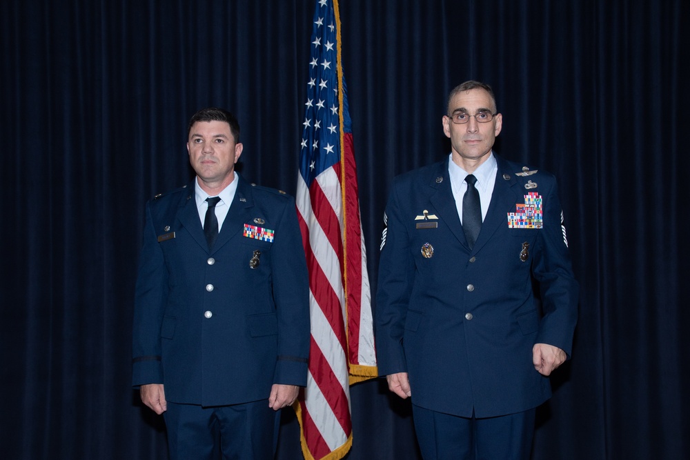 Chief Master Sgt. Michael Del Soldato retires from the 152nd Security Forces Squadron