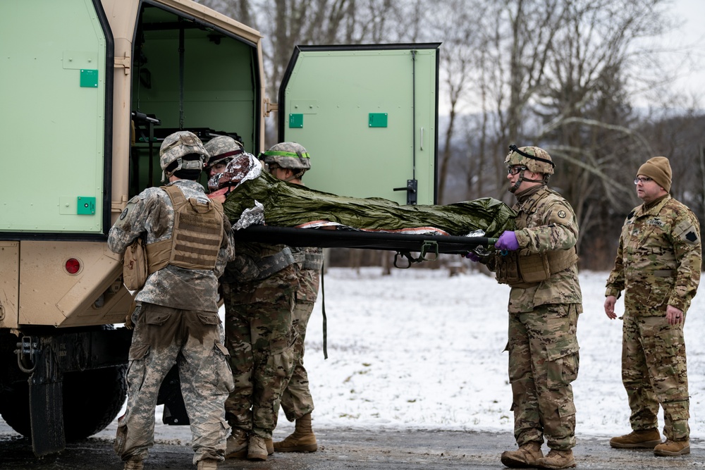 West Virginia Army National Guard Combat Medics Train at Camp Dawson