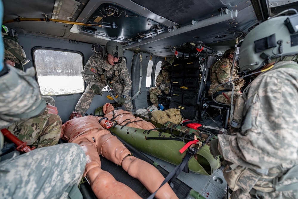 West Virginia Army National Guard Combat Medics Train at Camp Dawson