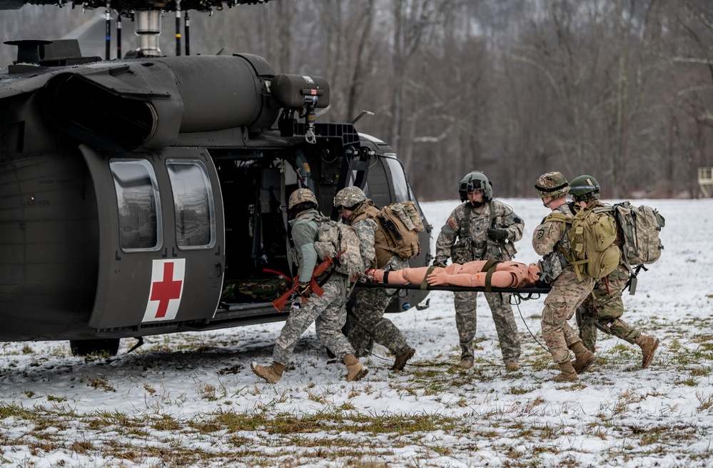 West Virginia Army National Guard Combat Medics Train at Camp Dawson