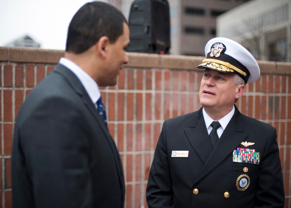 Boston Flag Raising Ceremony