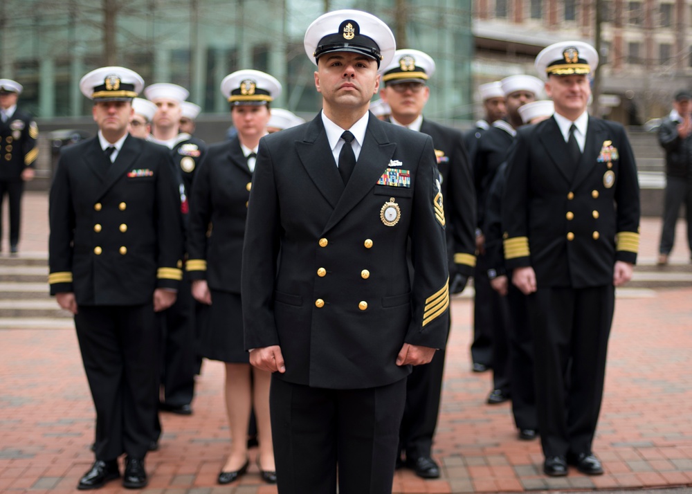 Boston Flag Raising Ceremony