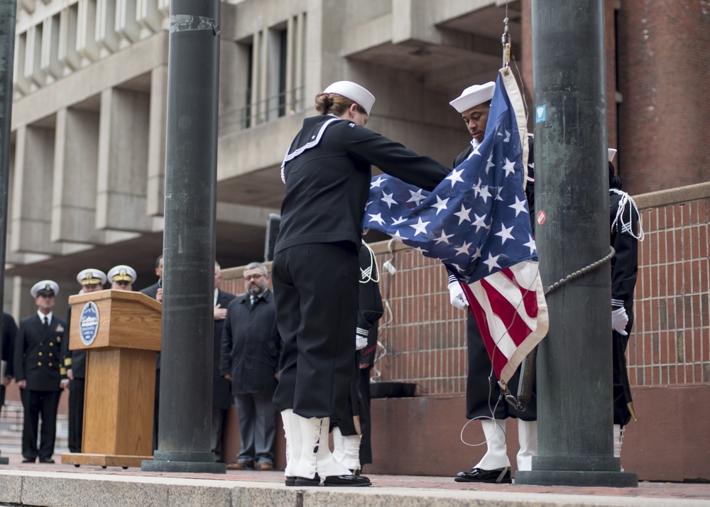 Boston Flag Raising Ceremony