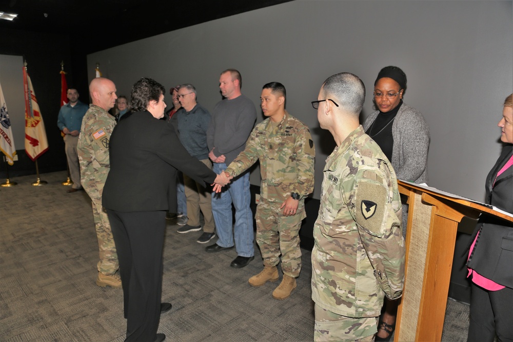 Fort McCoy members recognized by IMCOM Readiness Directorate director for excellence