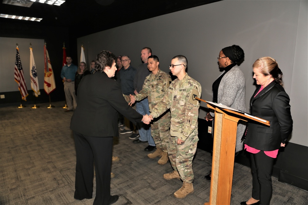 Fort McCoy members recognized by IMCOM Readiness Directorate director for excellence