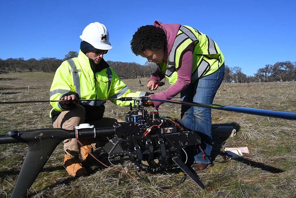 Drone using LIDAR