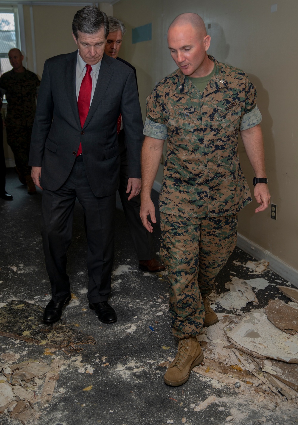 Governor Roy Cooper Visits Marine Corps Combat Service Support Schools