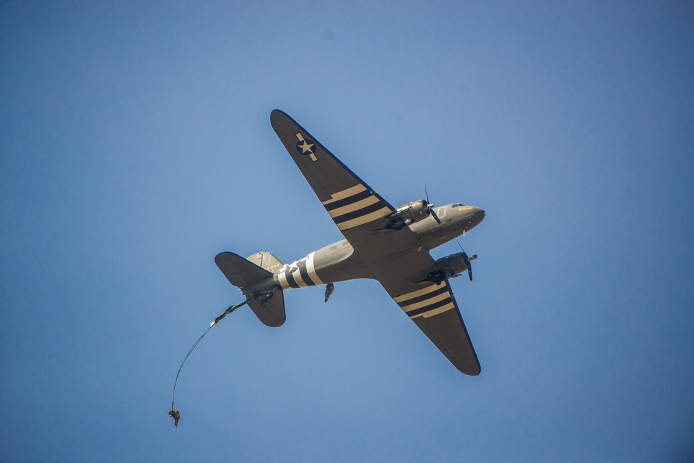 Liberty Jump Team WW II Jump Reenactment