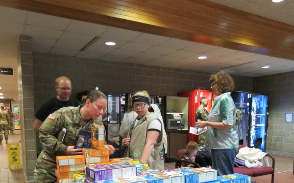 Minnesota Girl Scouts deliver cookies to troops at Fort McCoy