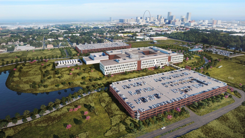 Aerial Rendering of Campus Concept from the Northwest