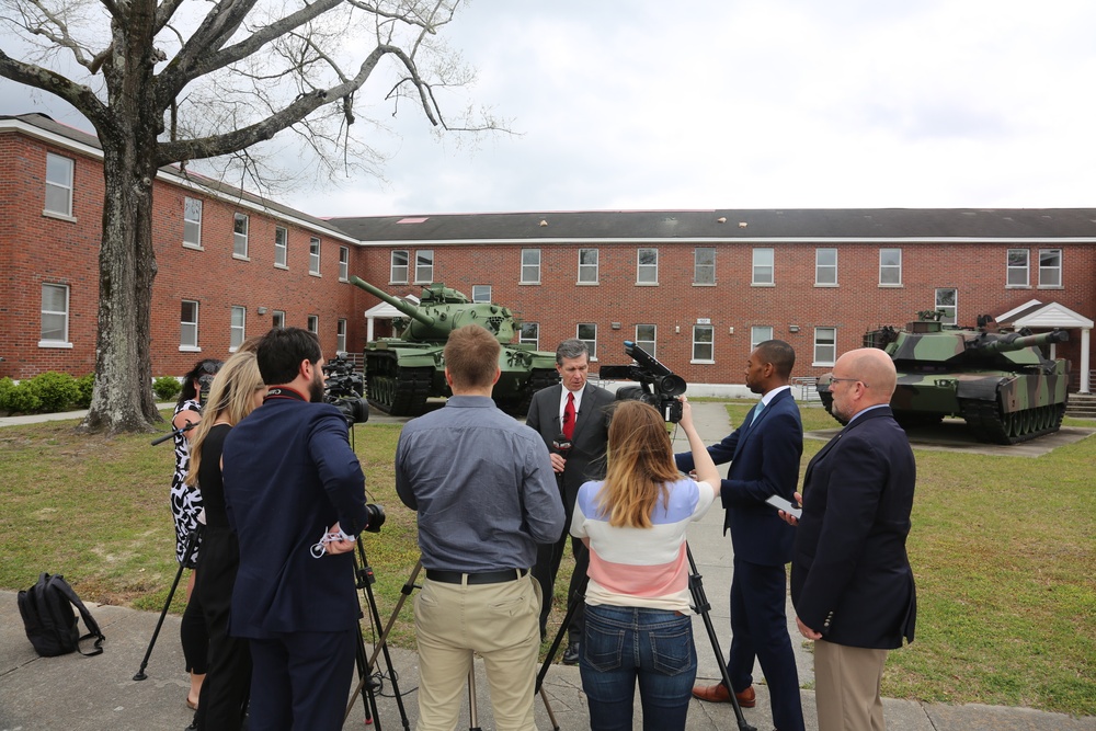 North Carolina Governor Roy Cooper conducts official visit