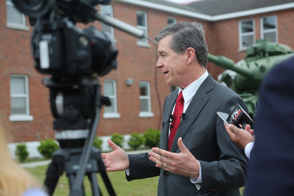 North Carolina Governor Roy Cooper conducts official visit