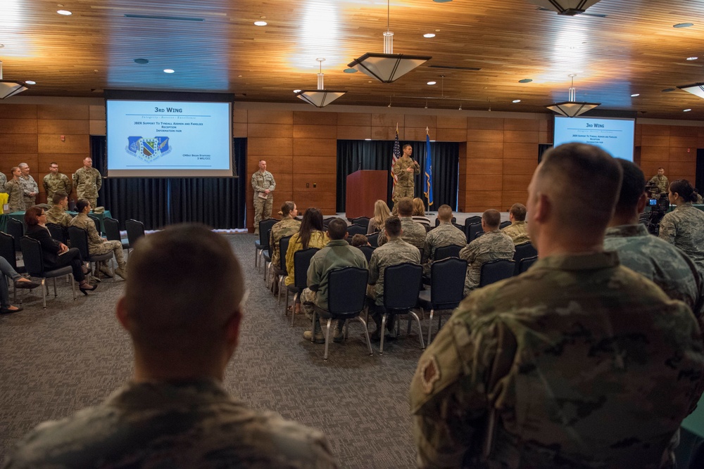 JBER, 3rd Wing reception provides resources to Tyndall AFB Airmen