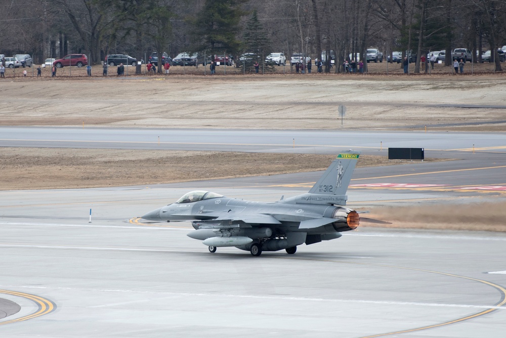 Vermont F-16s Viper Out