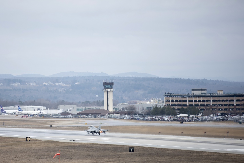 Vermont F-16s Viper Out