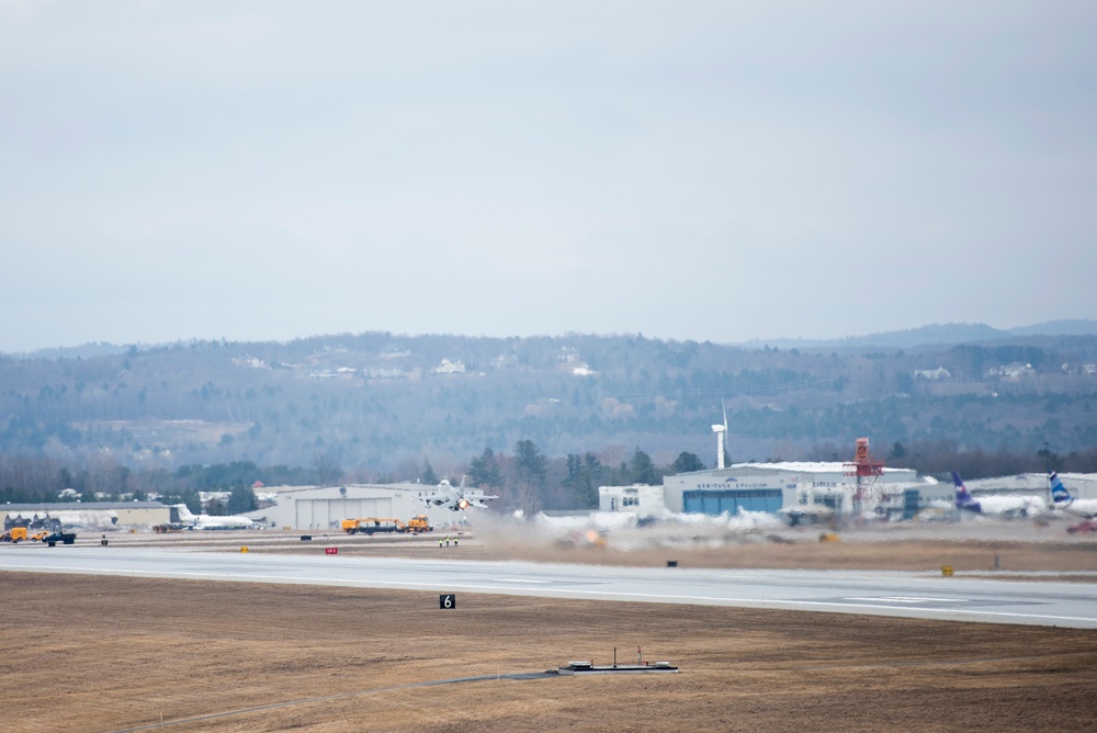 Vermont F-16s Viper Out