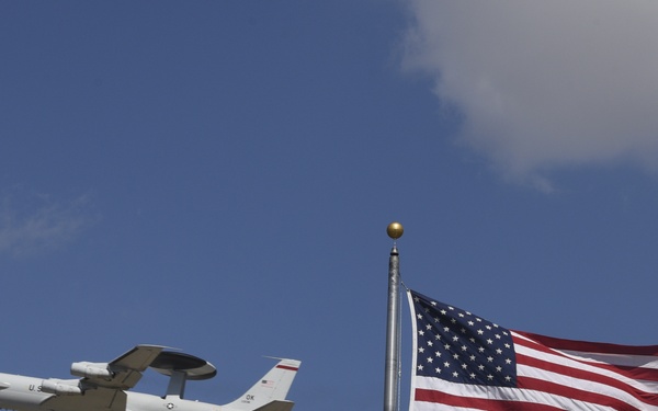 America's Wing E-3G in-flight