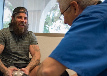 'Amputee Extraordinaire' remains fit to fight