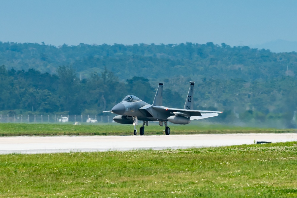 Kadena F-15C Eagles Takeoff