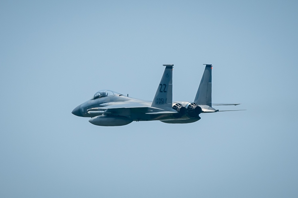 Kadena F-15C Eagles Takeoff