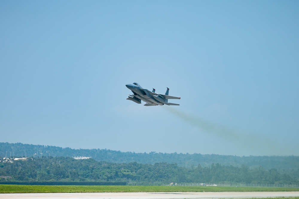 Kadena F-15C Eagles Takeoff