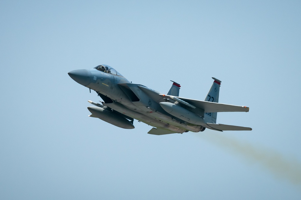 Kadena F-15C Eagles Takeoff