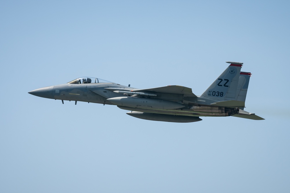 Kadena F-15C Eagles Takeoff