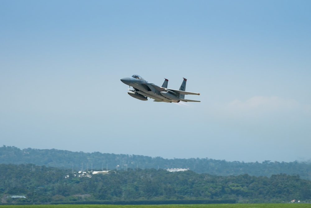 Kadena F-15C Eagles Takeoff