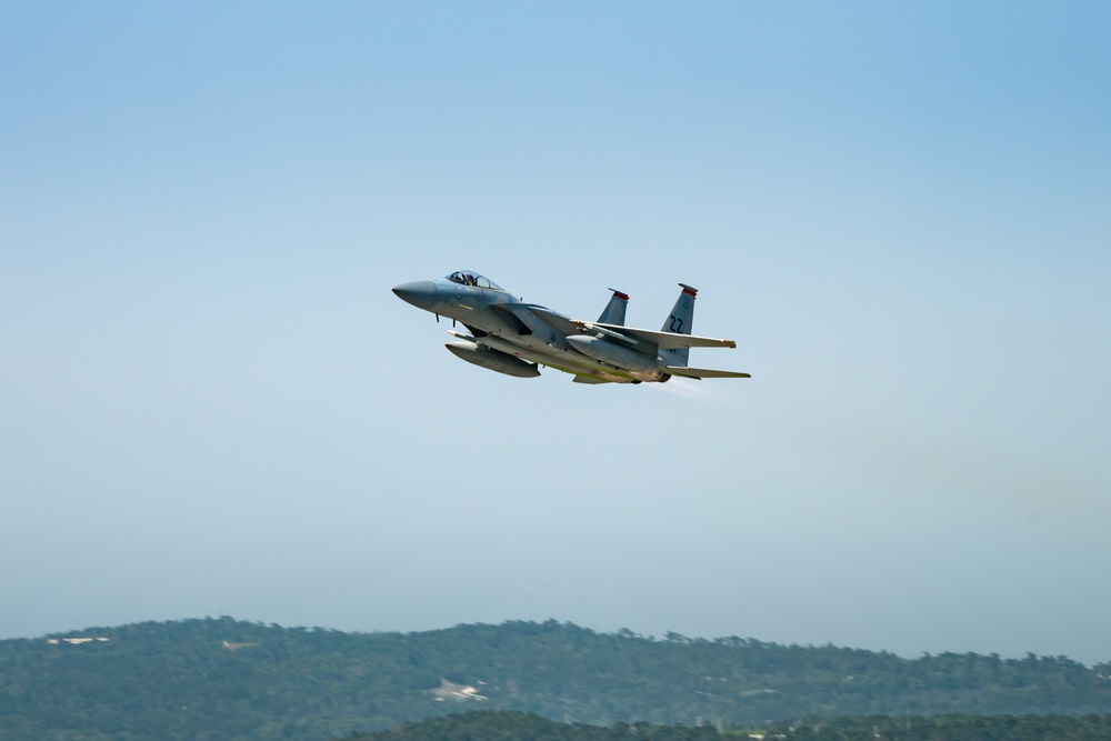 Kadena F-15C Eagles Takeoff