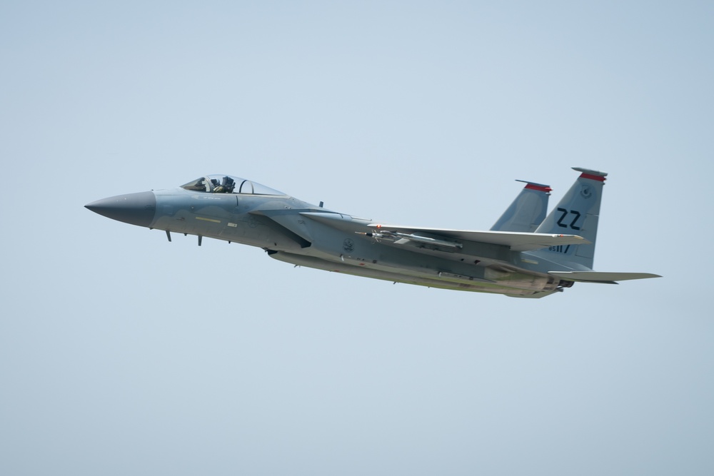 Kadena F-15C Eagles Takeoff