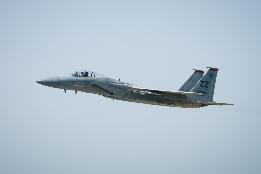 Kadena F-15C Eagles Takeoff