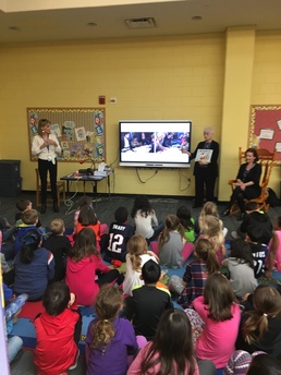 Month of the Military Child: Authors read to Humphreys students