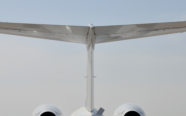 E-11A BACN aircraft at Kandahar Airfield, Afghanistan